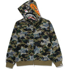 Bape Shark Hoodie Purple Camo