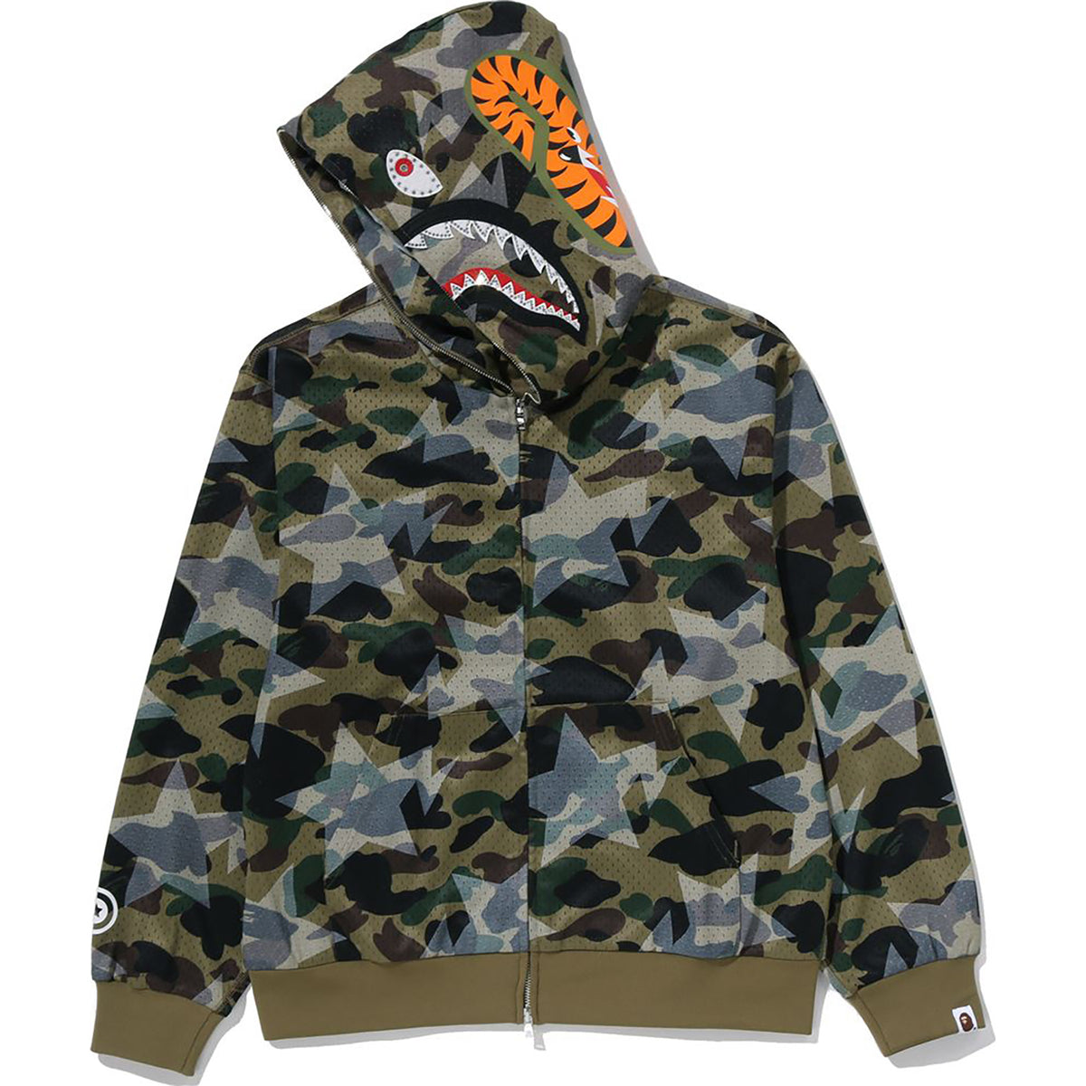 Bape Shark Hoodie Purple Camo