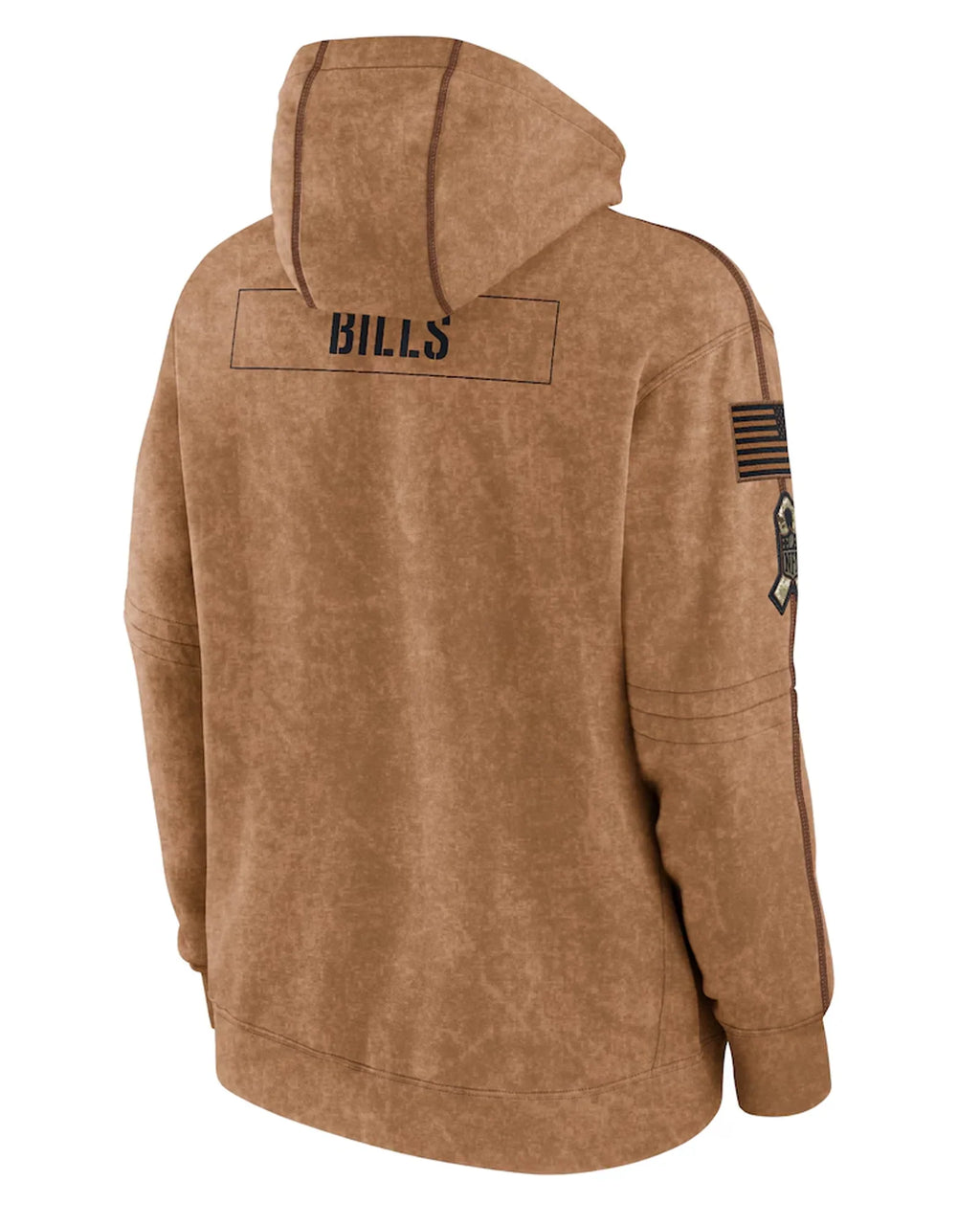 Buffalo-Bills-Nike-Brown Salute-To-Service-Hoodie