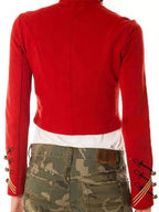 Katherine McNamara Big Slick Event Military Jacket