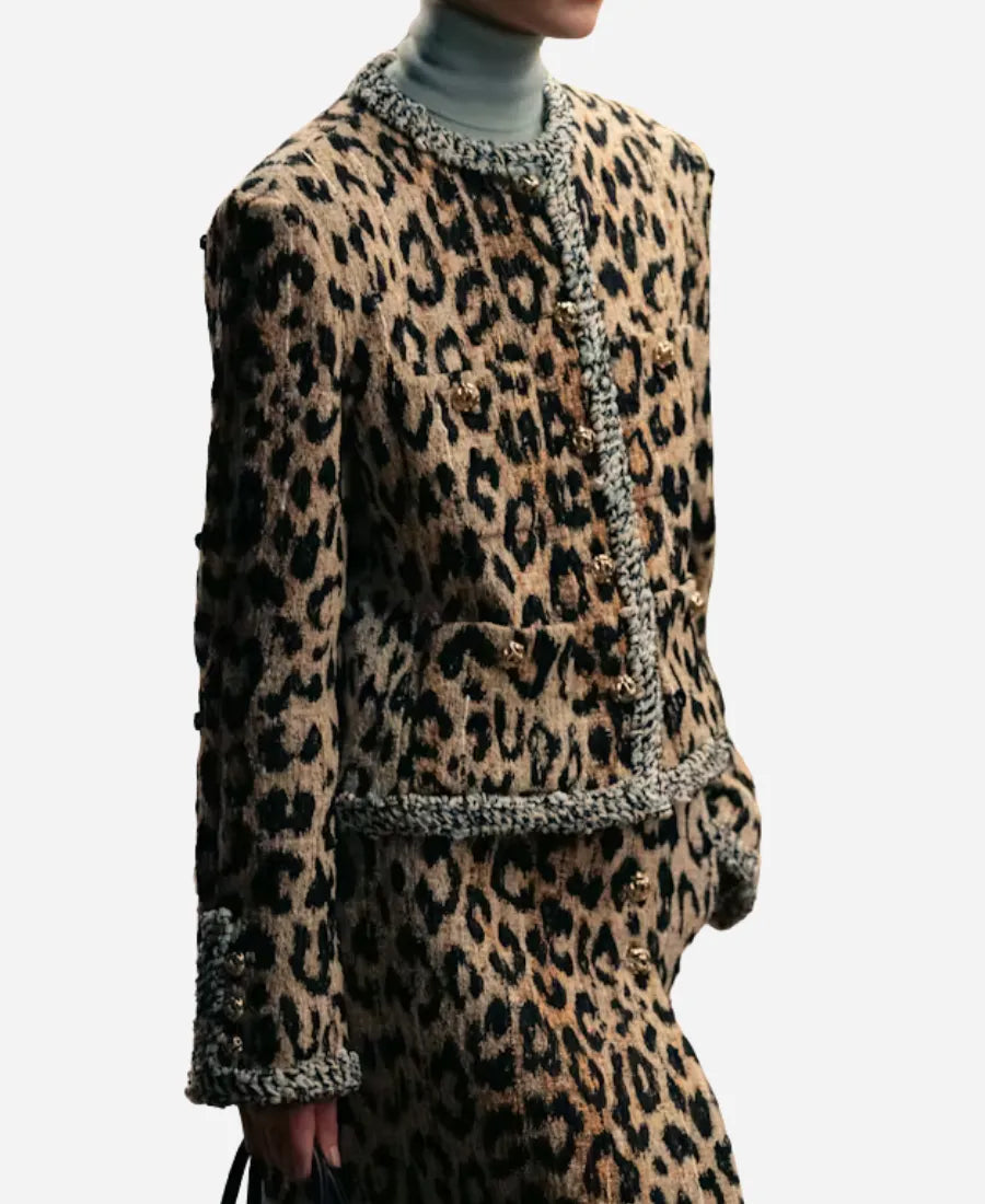 Harry Styles NYC 2026 Leopard Jacket