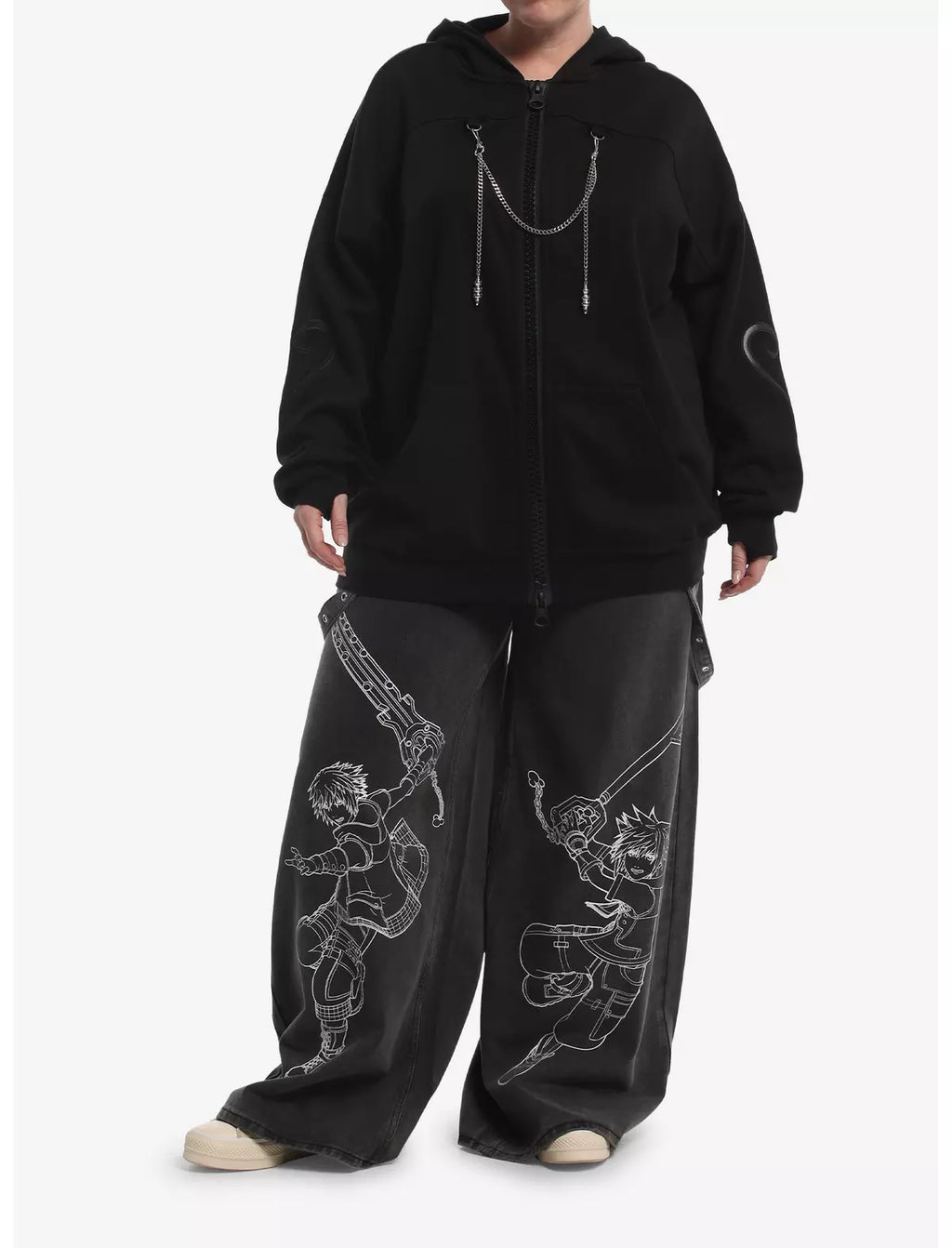 Kingdom Hearts Roxas Hoodie Hot Topic