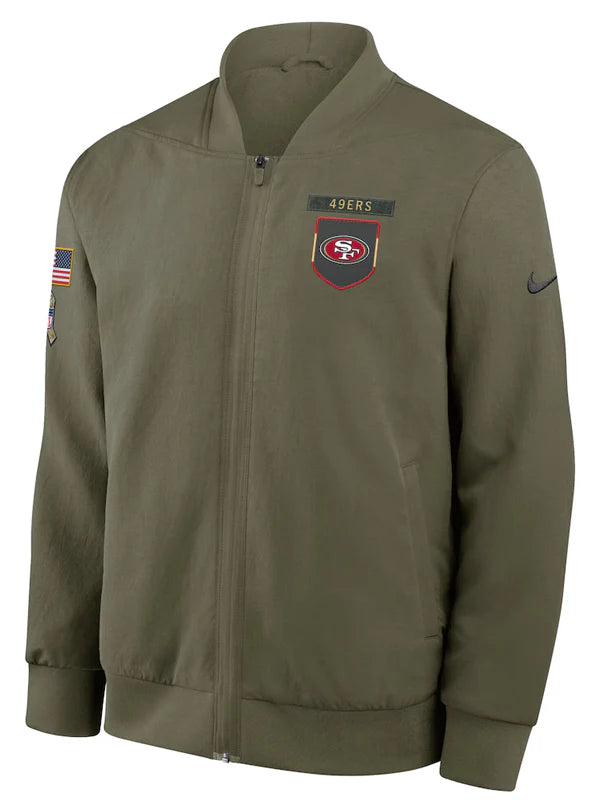 49ers Salute To Service Bomber Jacket