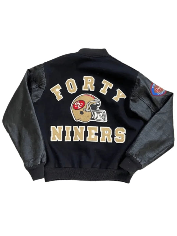 49ers 80s Letterman Varsity Jacket: The Ultimate Vintage Icon