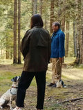 Alexandra Maria Lara Eat Pray Bark Green Cotton Jacket