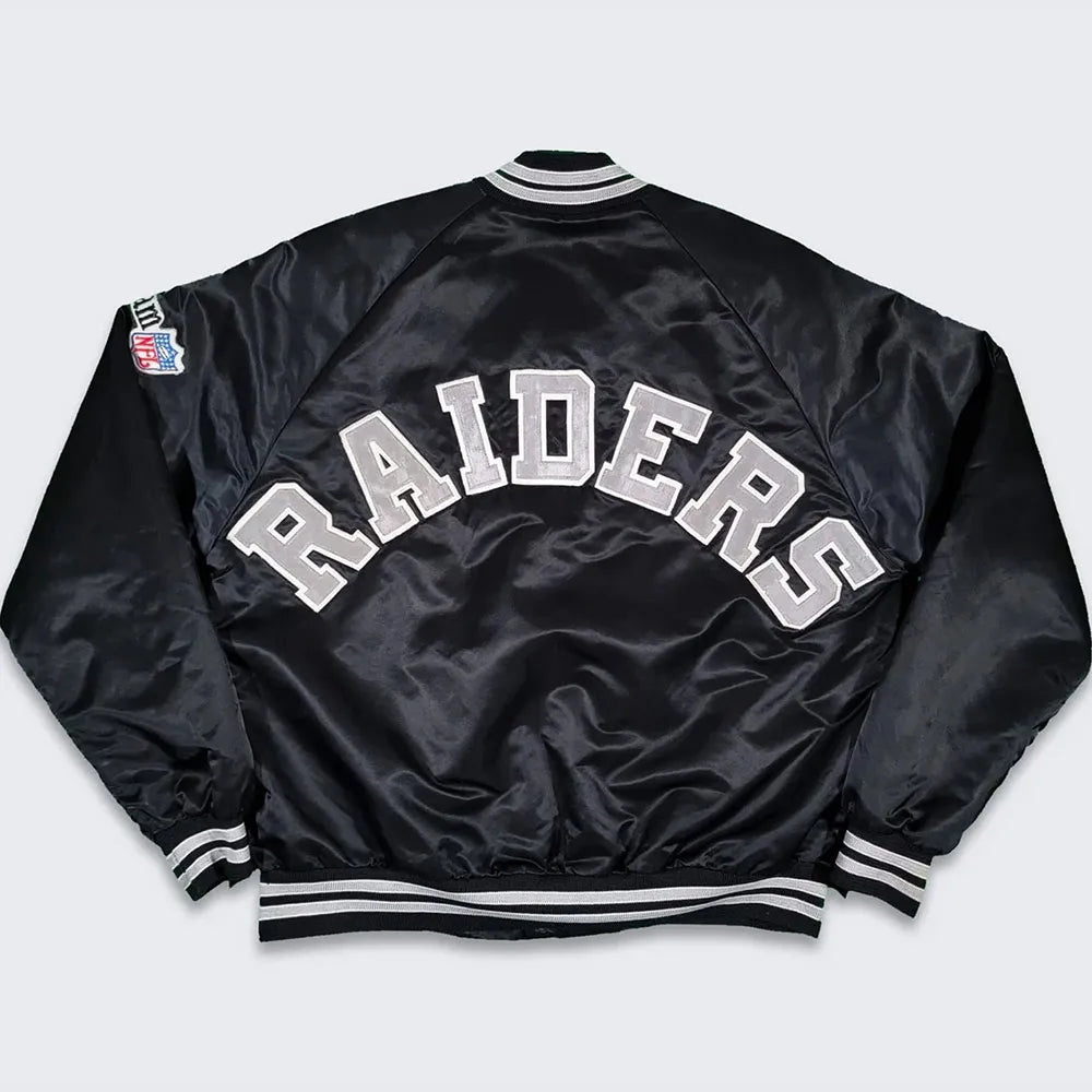 80s Los Angeles Raiders Bomber Varsity Jacket