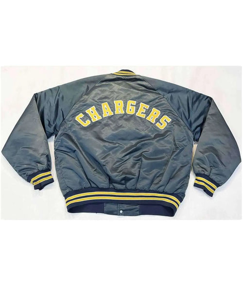 80’s San Diego Chargers Navy Bomber Jacket