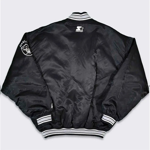 90���s Oakland Raiders Black Bomber Jacket