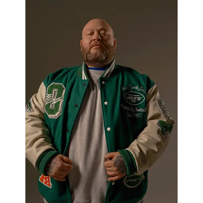 OVO x NFL New York Jets Varsity Jacket
