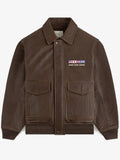ALD World���s Borough Leather Flight Jacket