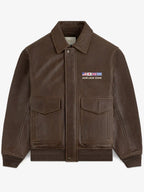 ALD World���s Borough Leather Flight Jacket
