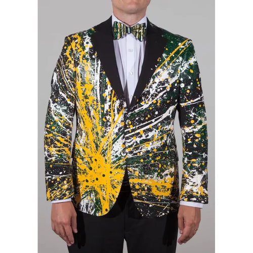Aaron G Green Bay Packers Soccer Printed Blazer