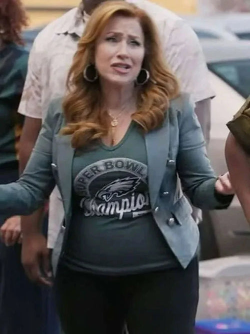 Abbott-Elementary-S05-Melissa-Schemmenti-Leather-Jacket