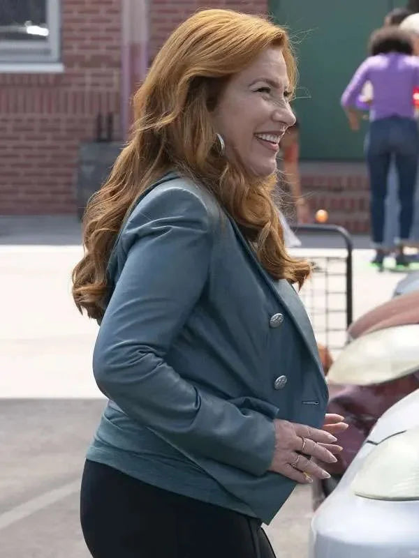 Abbott-Elementary-Season-5-Melissa-Schemmenti-Leather-Jacket