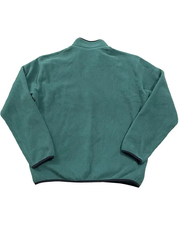 Abbott Elementary Chris Perfetti Green Fleece Button-Up Pullover