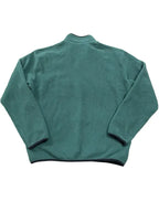 Abbott Elementary Chris Perfetti Green Fleece Button-Up Pullover