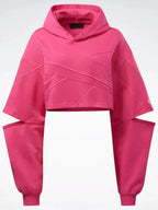 Abbott Elementary Naté Jones Cardi B Pink Cropped Hoodie