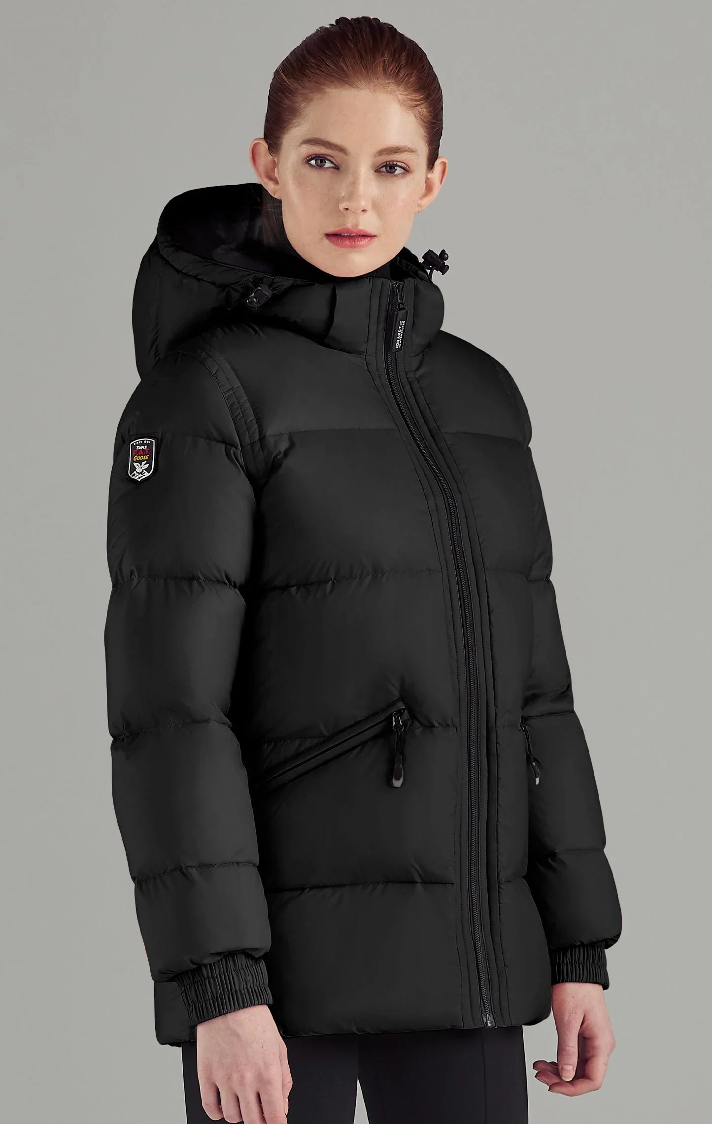 Adena-Womens-Lightweight-Puffer-Jacket-Black