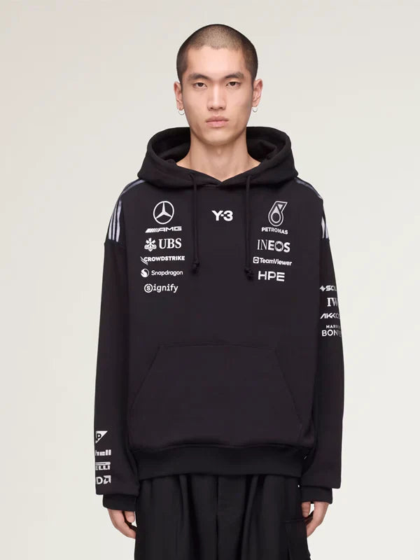 Adidas Y-3 Mercedes Team Black Hoodie
