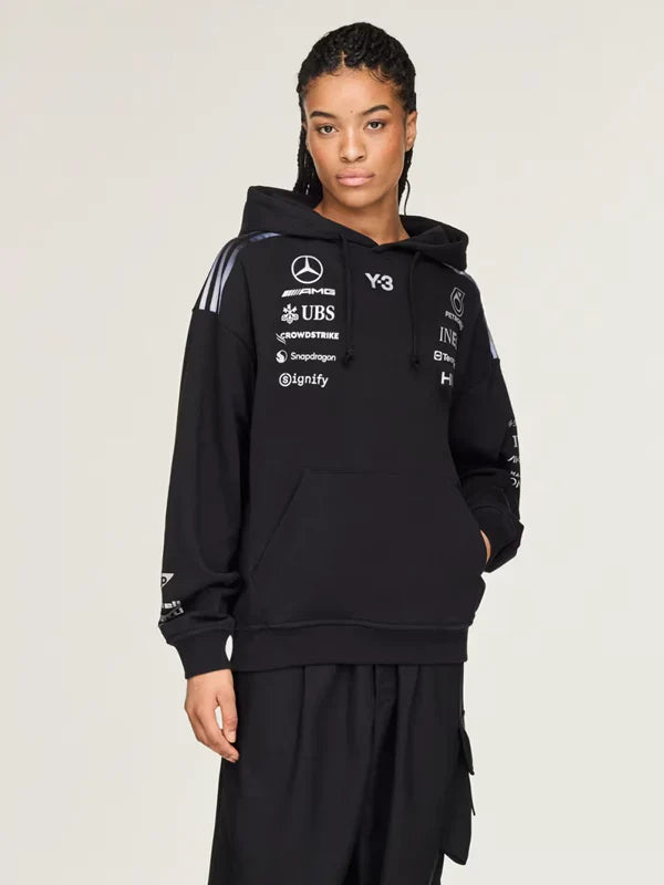 Adidas Y-3 Mercedes Team Black Hoodie