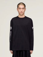 Adidas Y-3 Mercedes Chaos Logo Long Sleeve Tee