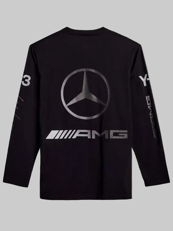 Adidas Y-3 Mercedes Chaos Logo Long Sleeve Tee