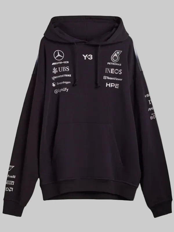 Adidas Y-3 Mercedes Team Black Hoodie