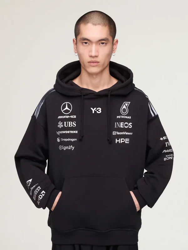 Adidas Y-3 Mercedes Team Black Hoodie
