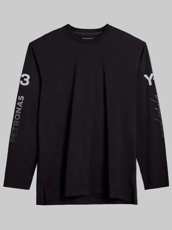 Adidas Y-3 Mercedes Chaos Logo Long Sleeve Tee