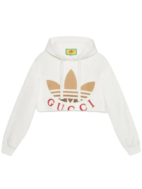 Gucci �� Adidas Cropped Hoodie