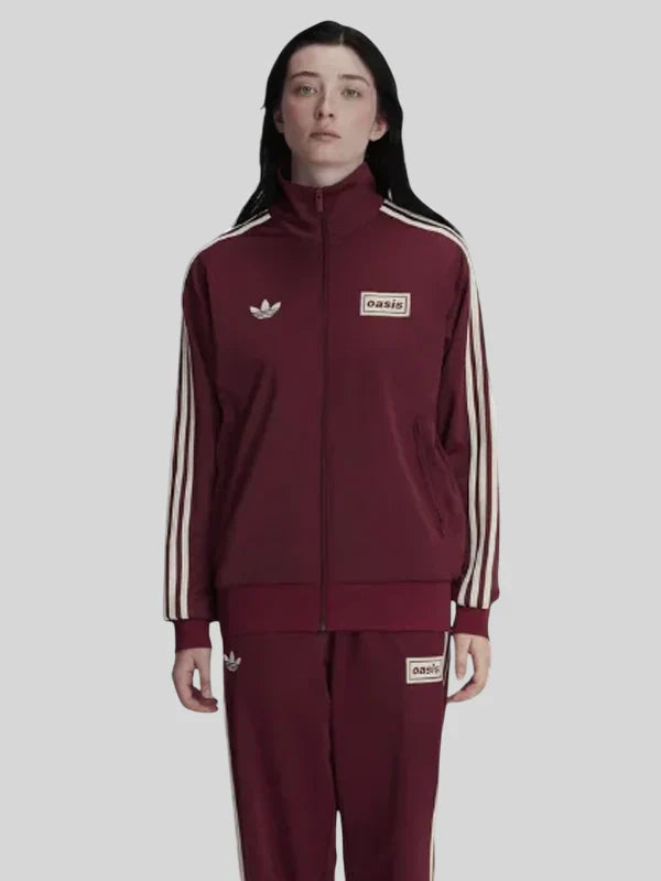 Adidas x Oasis Track Jacket Red Women