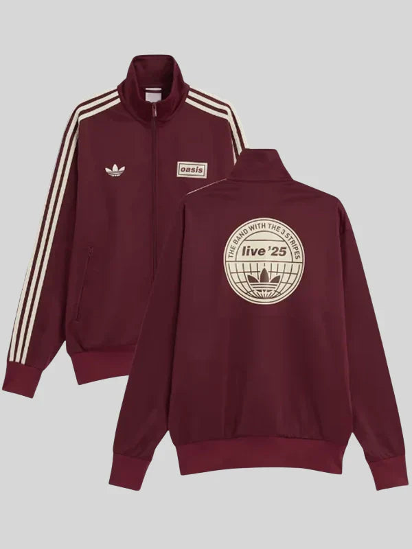 Adidas x Oasis Track Jacket Red