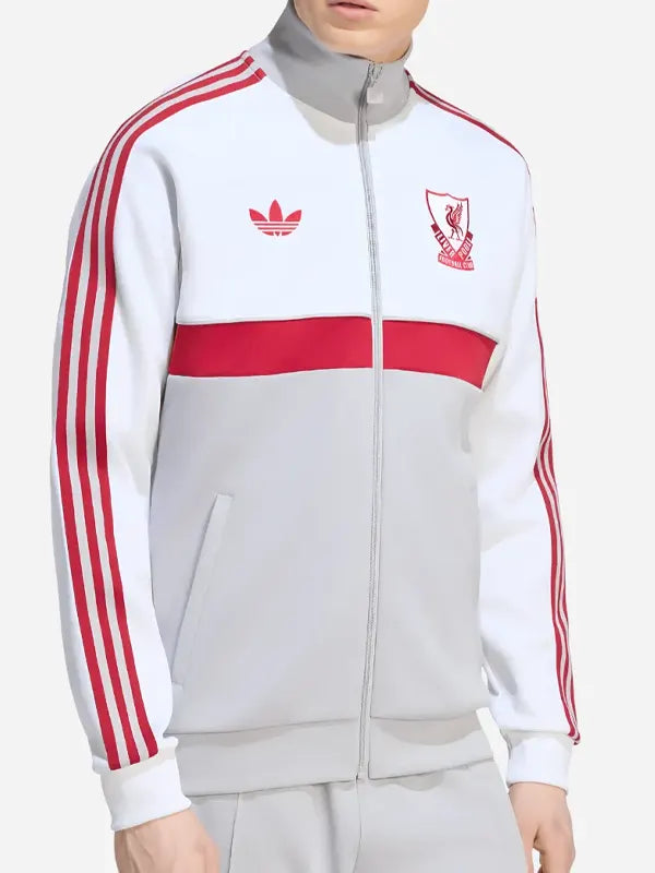 Adidas Liverpool FC 2026 White Track Jacket