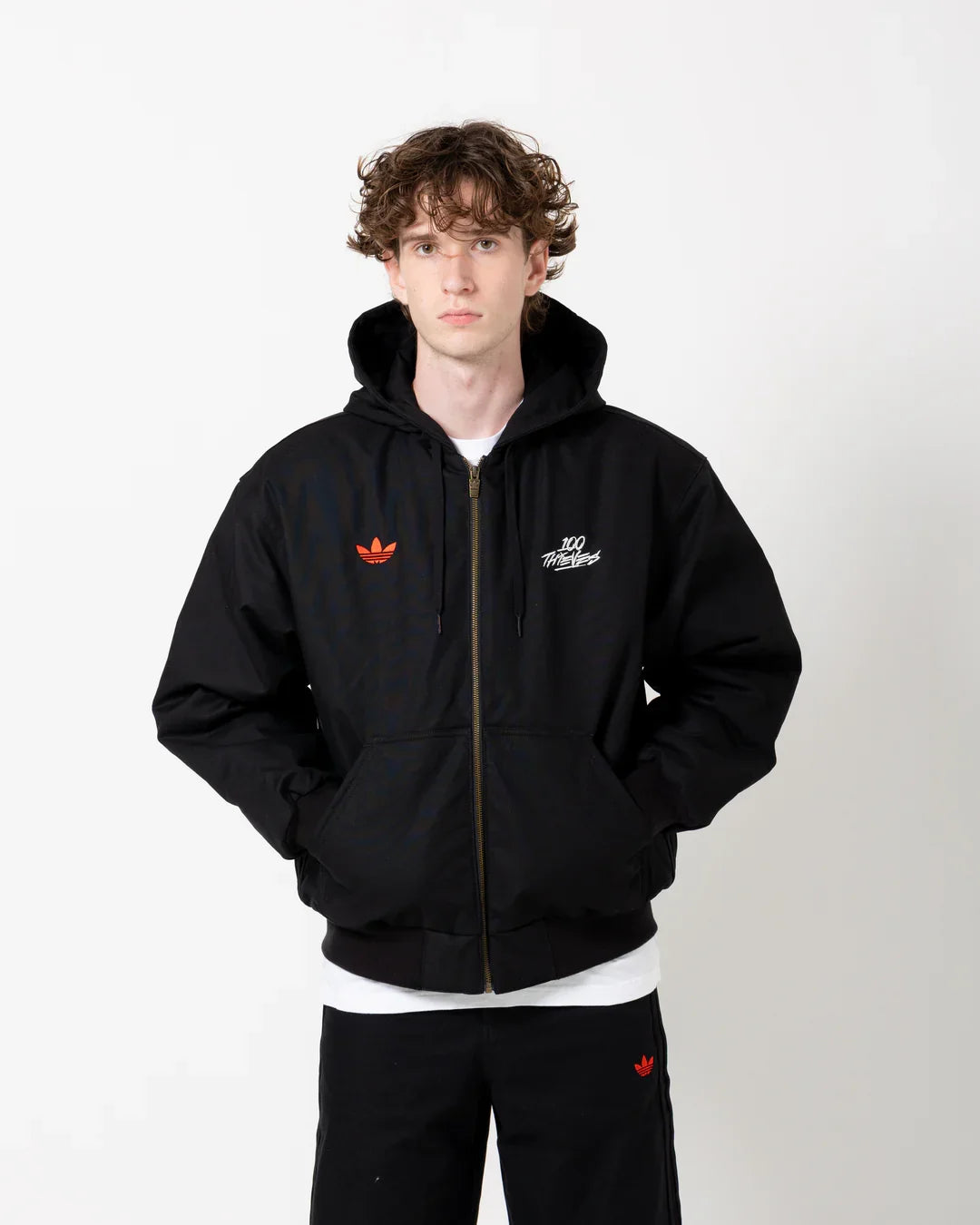 Adidas Originals x 100 Thieves Black Jacket