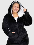 Adult-Black-Onsie-Womens