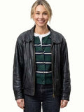 Lucy Freyer Adults Black Leather Jacket