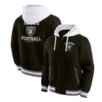 Affortable Las Vegas Raiders Black Cotton Hooded Jacket