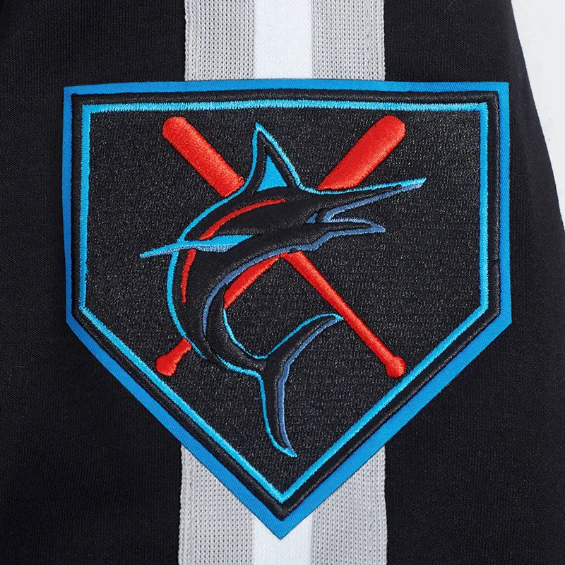 Affortable Miami Marlins Current Logo Game Day Black Jacket