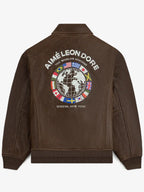 ALD World���s Borough Leather Flight Jacket