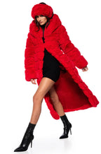 Akira-Red-Faux-Fur-Coat