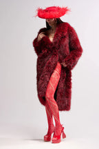 Akira-Red-Faux-Fur-Coat
