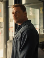 Reacher S04 Alan Ritchson Blue Denim Jacket