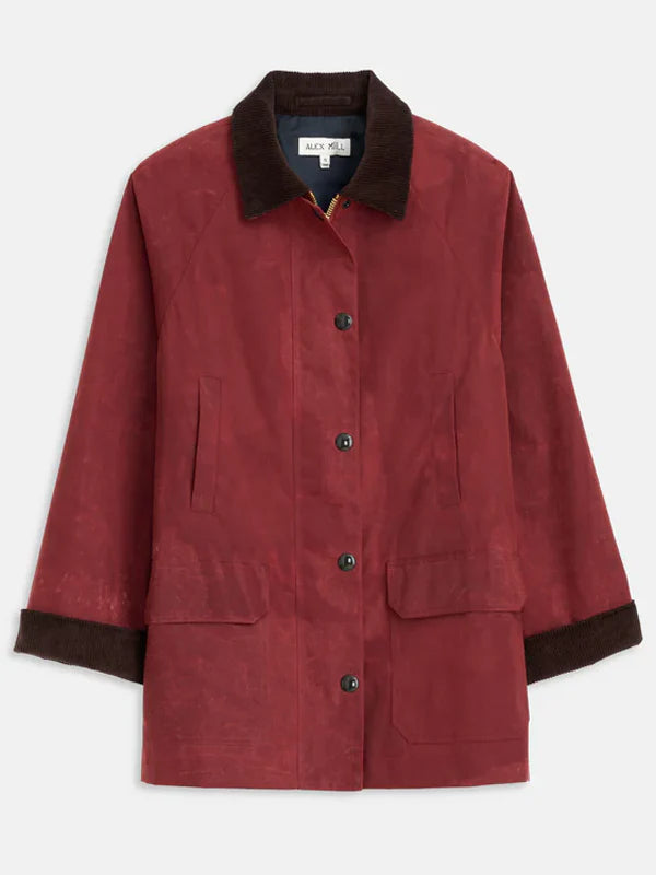 Chiltern Street Jacket In Waxed Cotton