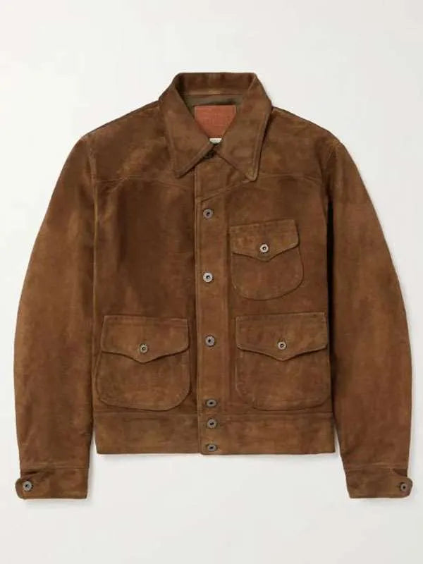 My Life With The Walter Boys S03 Alex Walter Brown Suede Leather Jacket