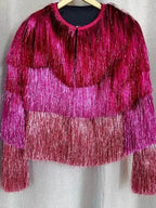 Alison-Oliver-Movie-Saltburn-2023-Venetia-Catton-Metallic-Fringe-Jacket
