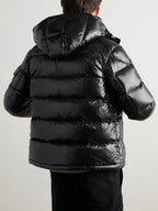 All Black Moncler Jacket Back