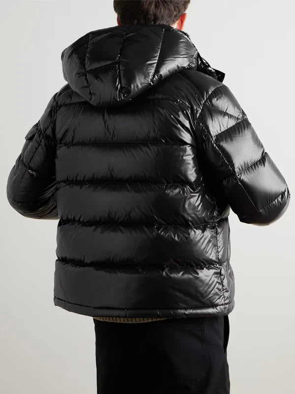 All Black Moncler Jacket Back