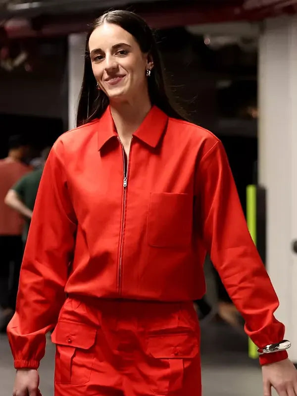 All Star Game 2026 Caitlin Clark Red Jacket