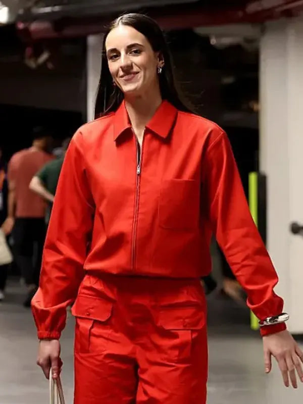 All Star Game 2026 Caitlin Clark Red Jacket