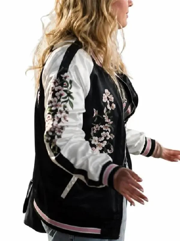 All Night Wrong 2026 Maria Bakalova Versity Jacket Embroidery